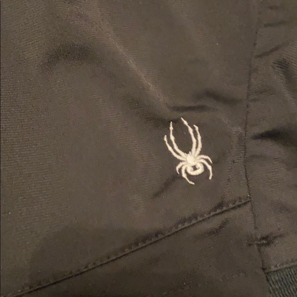 Spyder black collared zip up - Picture 4 of 9